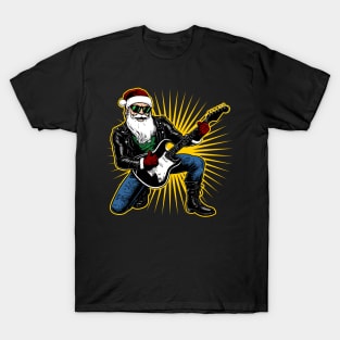 Santa is a rocker T-Shirt